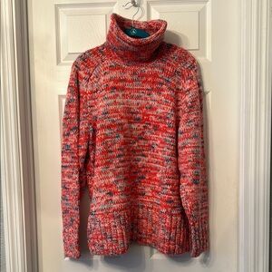 NWT Lou & Grey turtleneck funnel neck sweater oversized medium